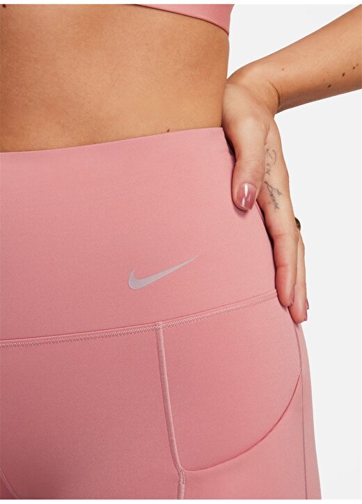 Nike Kırmızı - Pembe Kadın Slim Fit Tayt DQ5668-618 W NK DF GO HR TGHT 4