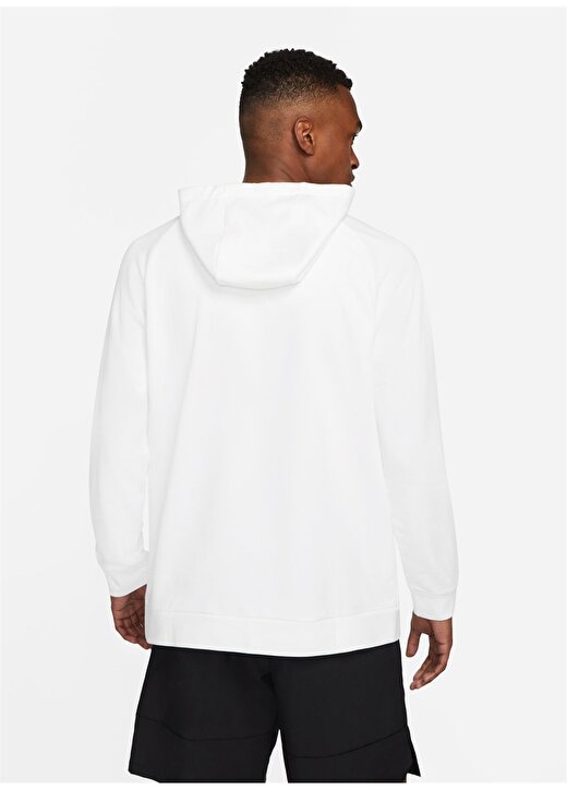 Nike Beyaz Erkek Yuvarlak Yaka Regular Fit Sweatshirt CZ2425-100 M NK DF HDIE PO SWSH 2