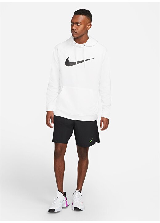 Nike Beyaz Erkek Yuvarlak Yaka Regular Fit Sweatshirt CZ2425-100 M NK DF HDIE PO SWSH 3