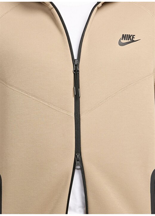 Nike Kahve Erkek Sweatshirt FB7921-247 M NK TCH FLC FZ WR HOODI 4