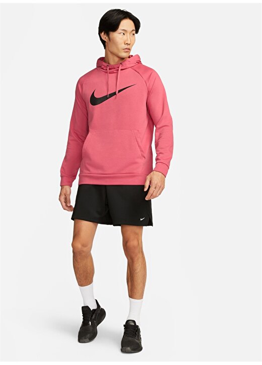 Nike Kırmızı - Pembe Erkek Yuvarlak Yaka Regular Fit Sweatshirt CZ2425-655 M NK DF HDIE PO SWSH 3