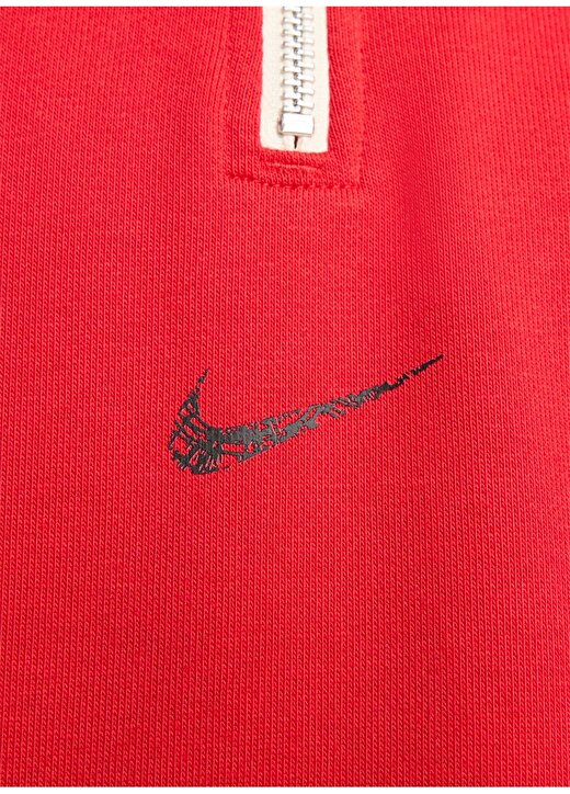 Nike Kırmızı - Pembe Erkek Yuvarlak Yaka Regular Fit T-Shirt FB7052-657 M NK DF STD ISS QZ SS TO 4
