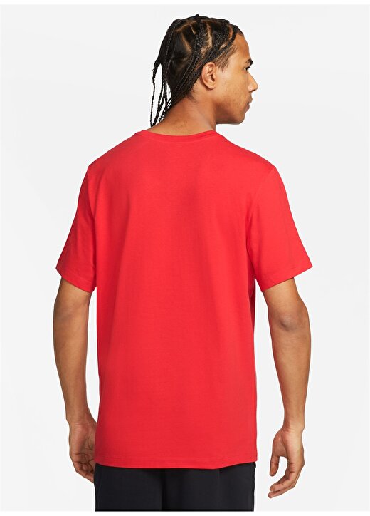 Nike Kırmızı - Pembe Erkek Yuvarlak Yaka Regular Fit T-Shirt FJ2310-657 M NK TEE ST 5 FA23 2