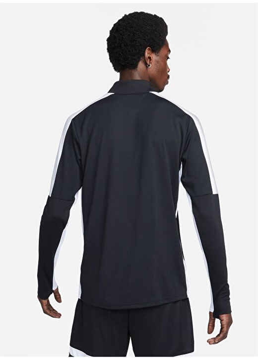 Nike Siyah - Gri - Gümüş Erkek Yuvarlak Yaka Regular Fit Uzun Kollu T-Shirt DX4294-015 M NK DF ACD23 DRIL TOP B 4