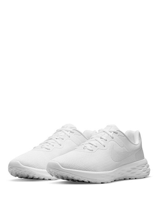 Nike Beyaz Erkek Koşu Ayakkabısı DC3728-102 REVOLUTION 6 NN 3
