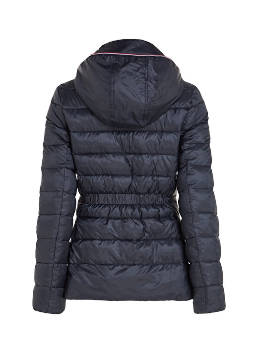 Tommy Hilfiger Mavi Kadın Mont WW0WW39581DW5 4