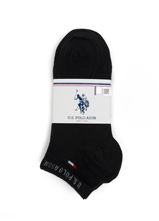 U.S. Polo Assn. Siyah Erkek Çorap A081SZ013.P02.JAMES11 4