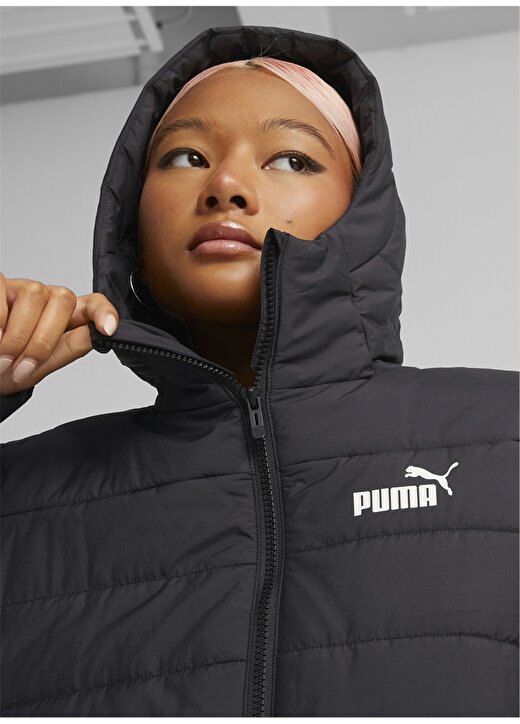 Puma Siyah Kadın Fermuarlı Mont ESS Padded Jacket 4