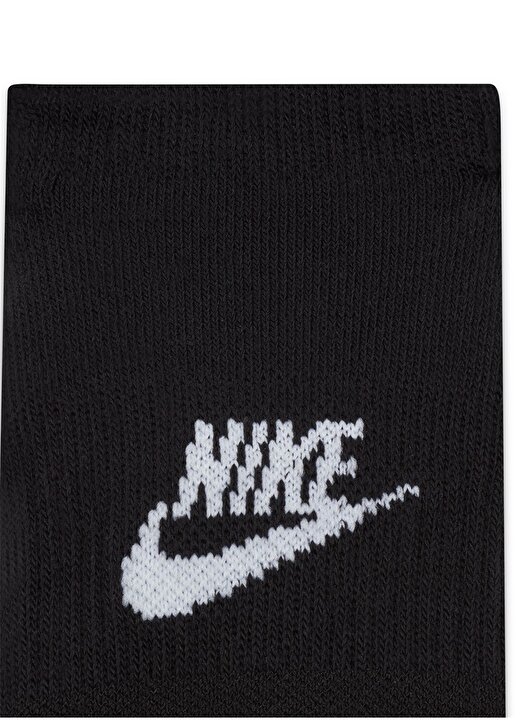 Nike Siyah - Gri - Gümüş Unisex 3Lü Çorap DN3314-010 U NK EVRYDAY PLUS CUSH F 4