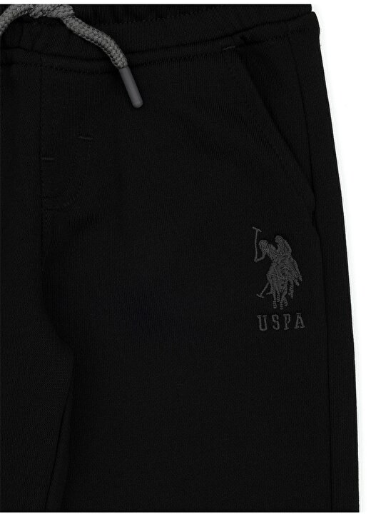 U.S. Polo Assn. Siyah Erkek Çocuk Eşofman Altı GARCIASK023 4