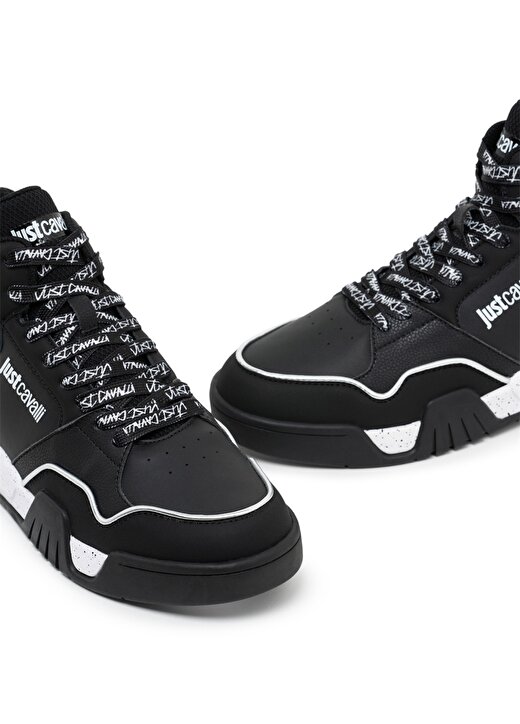 Just Cavalli Siyah Erkek Deri Sneaker FONDO STYLE DIS. 49 2