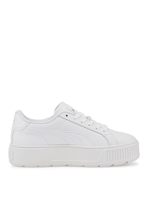 Puma 38461501-Karmen L Beyaz Kadın Deri Lifestyle Ayakkabı 2