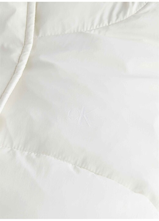 Calvin Klein Jeans Beyaz Kadın Mont J20J221894YBI 4
