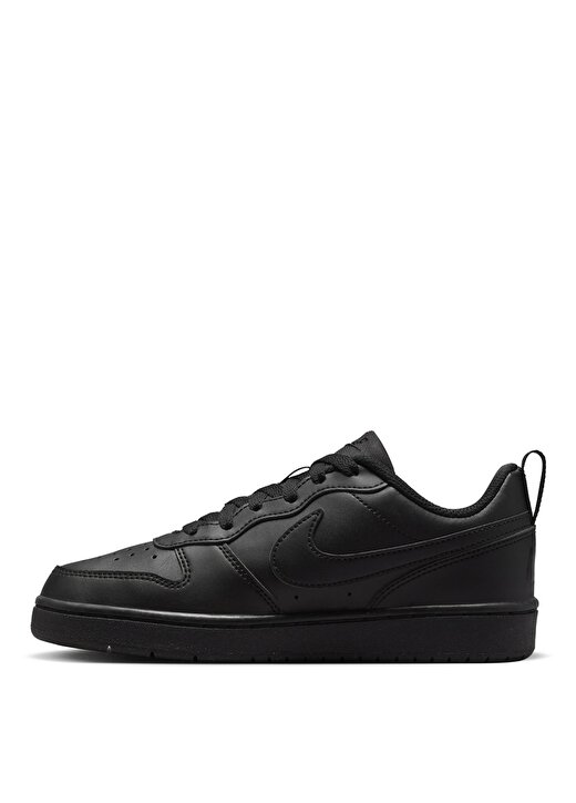 Nike Çocuk Siyah - Beyaz Yürüyüş Ayakkabısı DV5456-002 COURT BOROUGH LOW RECRAF 2