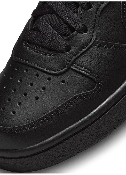 Nike Çocuk Siyah - Beyaz Yürüyüş Ayakkabısı DV5456-002 COURT BOROUGH LOW RECRAF 3