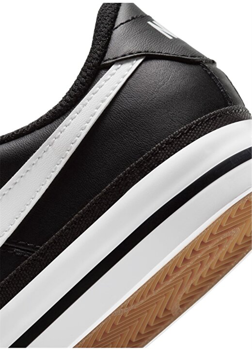 Nike Çocuk Siyah - Beyaz Yürüyüş Ayakkabısı DA5380-002 NIKE COURT LEGACY (GS) 4