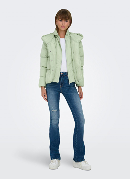 Only Yeşil Kadın Mont ONLNEWSYDNEY SARA PUFFER JACKET CC 1