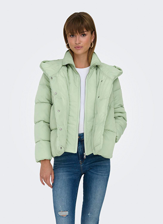 Only Yeşil Kadın Mont ONLNEWSYDNEY SARA PUFFER JACKET CC 2