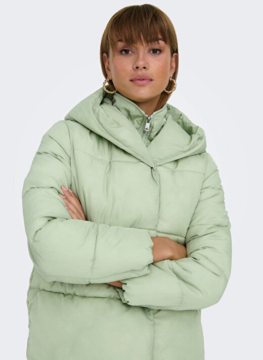 Only Yeşil Kadın Mont ONLNEWSYDNEY SARA PUFFER JACKET CC 3