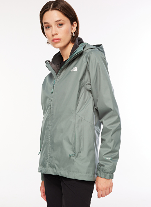 The North Face Yeşil Kadın Kapüşonlu Mont NF0A55HIONO1_W RESOLVE TRICLIMATE -  3