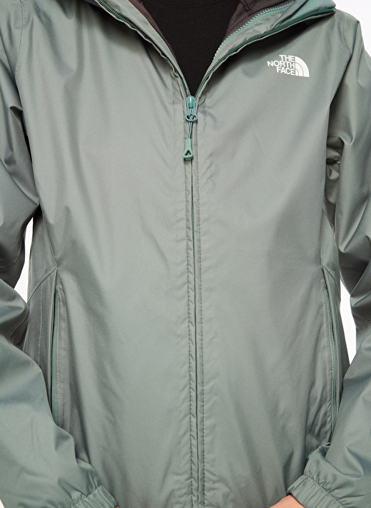 The North Face Yeşil Kadın Kapüşonlu Mont NF0A55HIONO1_W RESOLVE TRICLIMATE -  4