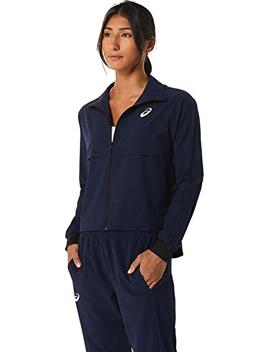 Asics Lacivert Kadın Ceket 2042A255-400 WOMEN MATCH JACKET 3