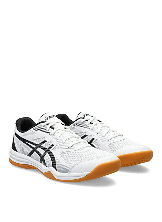 Asics Upcourt 5 Beyaz - Mavi Erkek Voleybol Ayakkabısı 1071A086-103  3