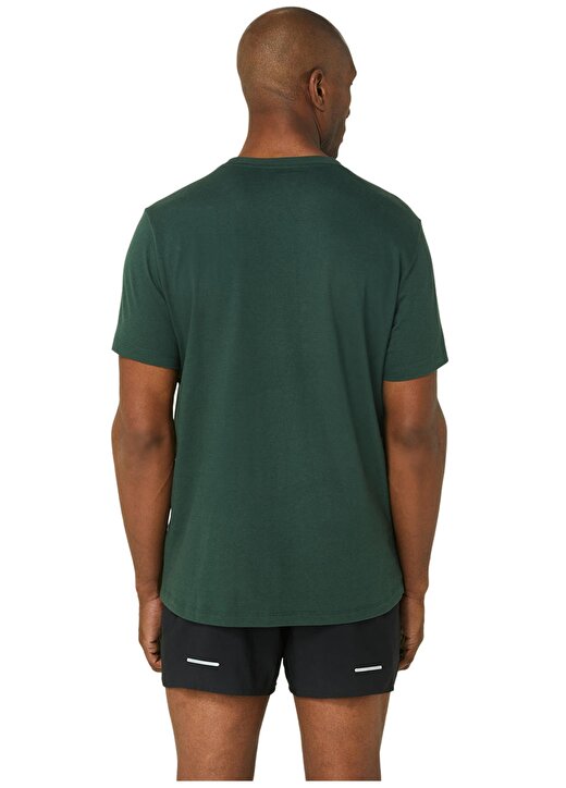 Asics Yeşil - Siyah Erkek T-Shirt 2031A978-306 ASICS BIG LOGO TEE 3