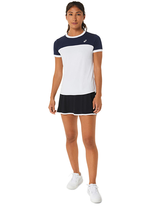 Asics Siyah - Gri Kadın Etek 2042A266-001 WOMEN COURT SKORT 3