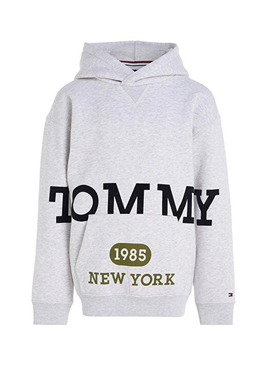 Tommy Hilfiger Gri Erkek Çocuk Sweatshirt KB0KB08498P1N 1