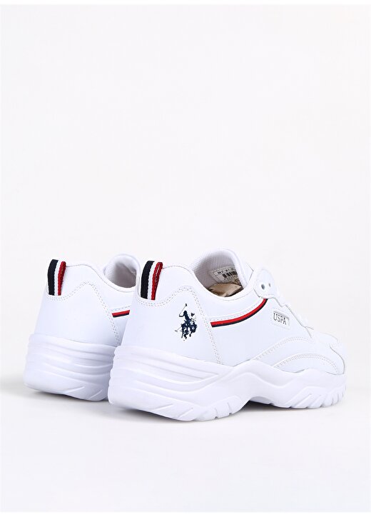 U.S. Polo Assn. Beyaz Kadın Sneaker 3W TRACEY 3PR 3