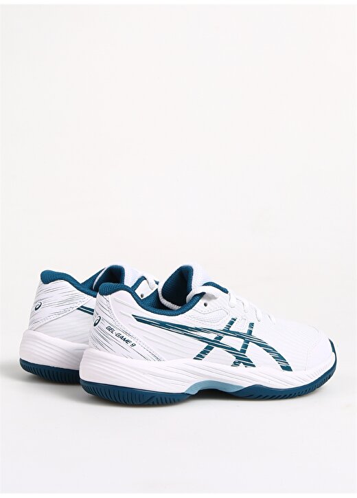 Asics Beyaz - Mavi Erkek Tenis Ayakkabısı 1044A052-102 GEL-GAME 9 3