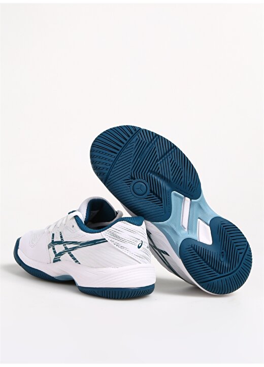 Asics Beyaz - Mavi Erkek Tenis Ayakkabısı 1044A052-102 GEL-GAME 9 4