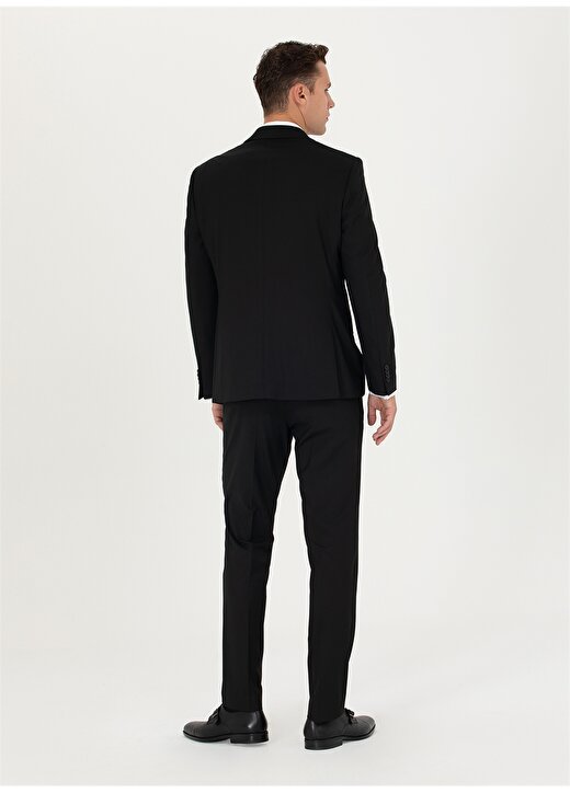 Pierre Cardin Normal Bel Slim Fit Siyah Erkek Takım Elbise MAX 4