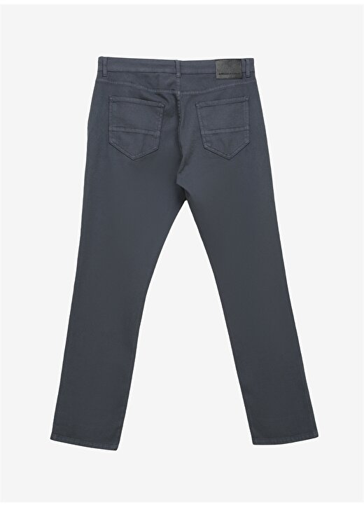 Altınyıldız Classics Normal Bel Boru Paça Comfort Fit Gri - Mavi Erkek Pantolon 4A0124100061 2