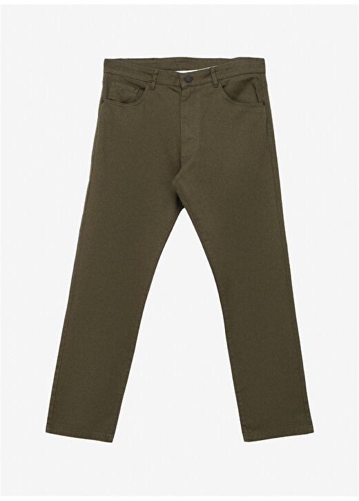 Altınyıldız Classics Normal Bel Boru Paça Comfort Fit Haki Erkek Pantolon 4A0124100062 1