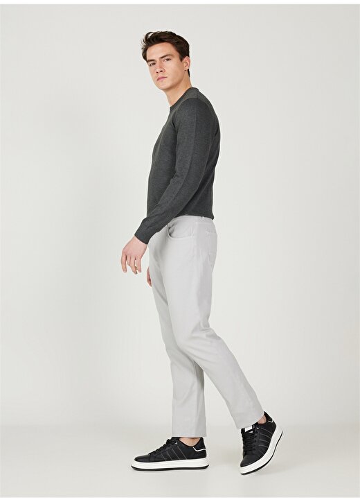 Altınyıldız Classics Normal Bel Boru Paça Comfort Fit Taş Erkek Pantolon 4A0124100061 3