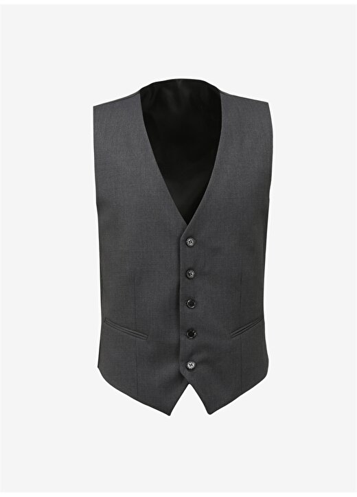 Altınyıldız Classics Normal Bel Slim Fit Siyah Erkek Takım Elbise 4A3124100003 2