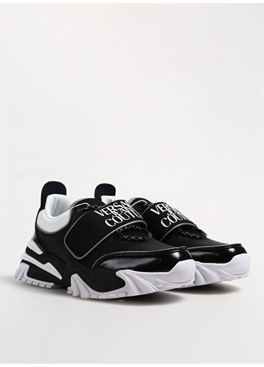 Versace Jeans Couture Siyah - Beyaz Erkek Sneaker FONDO NEW TRAIL TREK DIS. 09 2