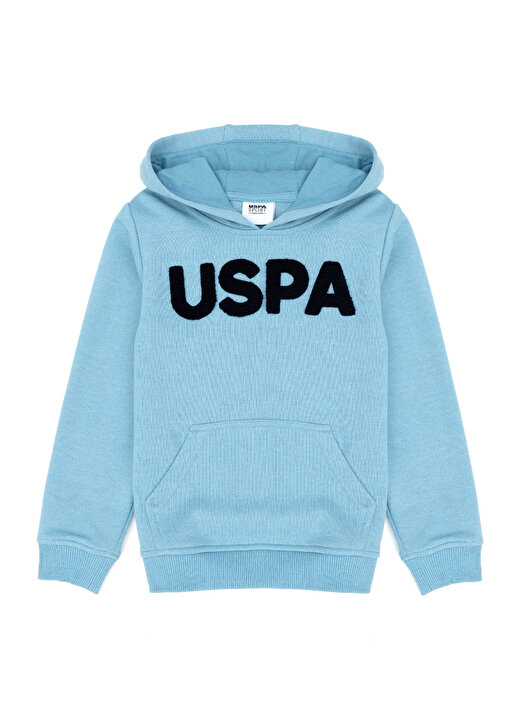 U.S. Polo Assn. Mavi Erkek Çocuk Sweatshirt  1