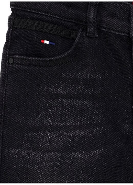 U.S. Polo Assn. Normal Bel Siyah Erkek Çocuk Denim Pantolon DIAGONKIDS23K-SYH 4