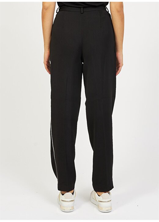 Armani Exchange Yüksek Bel Normal Siyah Kadın Pantolon 6RYP05 4