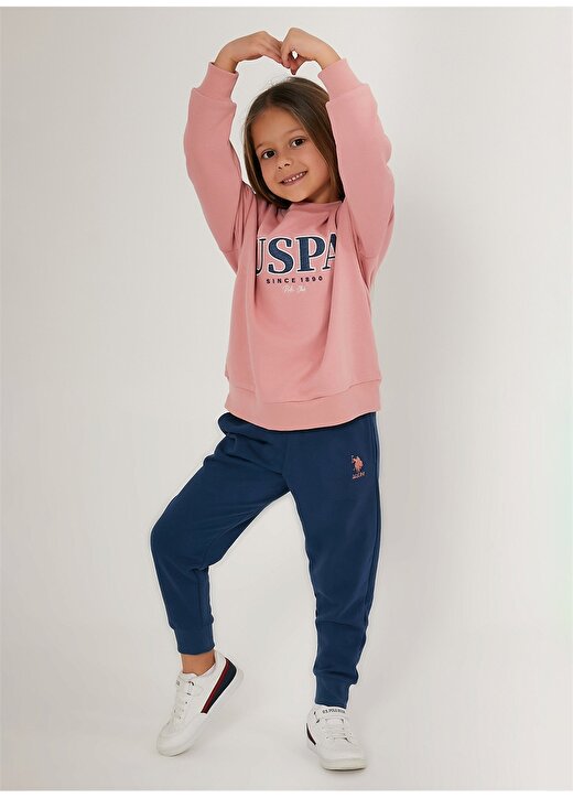 U.S. Polo Assn. Kız Çocuk Pijama Takımı US1616 1