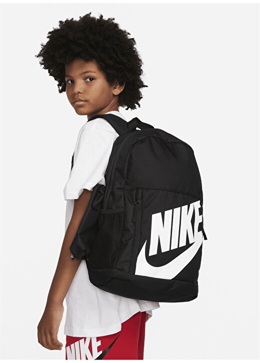 Nike Siyah - Beyaz Erkek Çocuk 15X30x43 Cm Sırt Çantası DR6084-010-Y NK ELMNTL BKPK 2