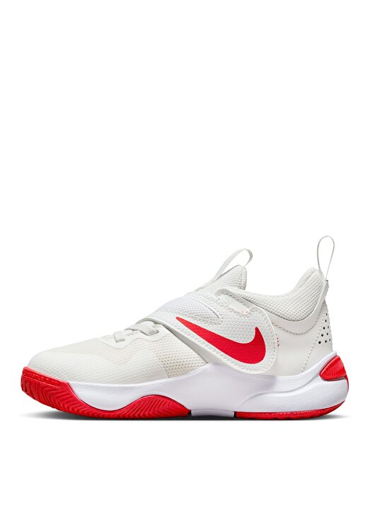 Nike Çocuk Beyaz - Kırmızı Yürüyüş Ayakkabısı DV8994-102-TEAM HUSTLE D 11 (PS) 2