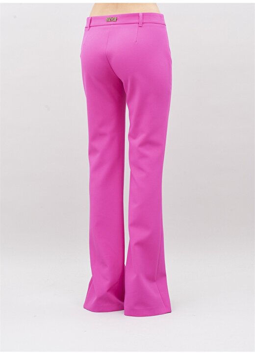 Versace Jeans Couture Normal Bel Dar Fuşya Kadın Pantolon 75HAA102 3