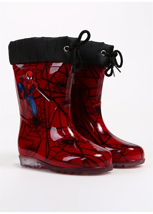 Spider Man Kırmızı Bebek Yağmur Botu 3F SETH.P3PR 2