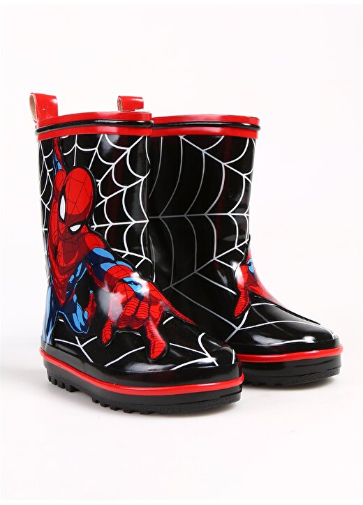 Spider Man Kauçuk Siyah Erkek Çocuk Yağmur Botu 3F SIPTA.P3PR 2