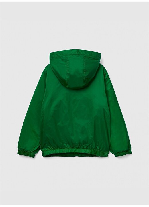Benetton Koyu Yeşil Erkek Çocuk Yağmurluk 2BL5QN001 2