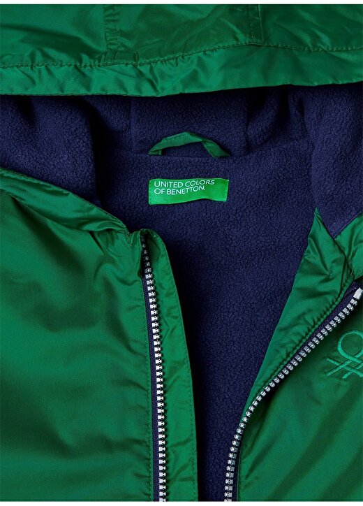 Benetton Koyu Yeşil Erkek Çocuk Yağmurluk 2BL5QN001 3